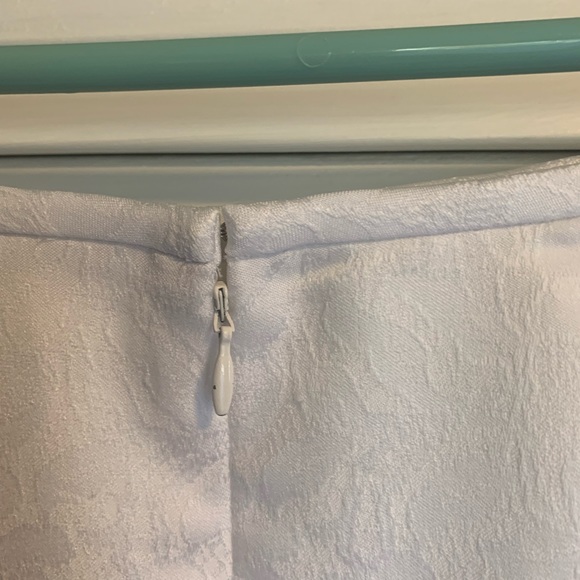 Le Suit women’s white 2 piece skirt suit scalloped trim size 10 - Picture 7 of 9